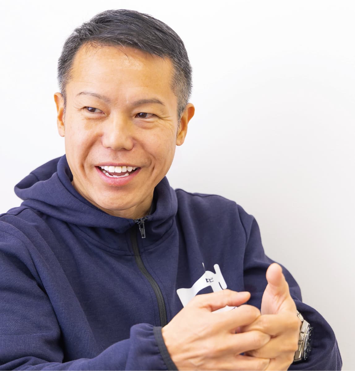 平野ビニール工業代表取締役平野利直の笑顔